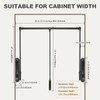 YJINGRUI Pull Down Closet Rod, 120° Pull-down Wardrobe Hanger with