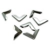 40 Stück - Buchecken/Buchbeschläge aus Metall (16 x 16 x