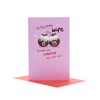 UK Greetings Christmas Card for Wife - Fun Puddings Design