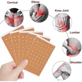 20Pcs MYMULIKE Heat Patches for Fast-Acting Patches Long Lasting for Knee, Back, Neck, Shoulder and Muscle Soreness Wormwood Sticker Self Heating Patch