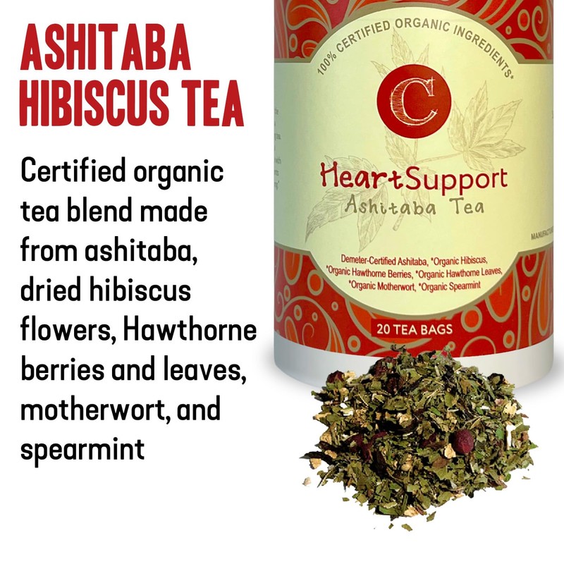Dr. Cowan’s Garden Organic Ashitaba Hibiscus Tea, 20 Tea Bags