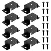 SALUINOKI 8 Pack Trailer Stake Pockets for 2x4 Wood, Steel