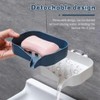 Soap Dish with Drain, Pack of 2 Soap Dish for