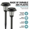 Brookstone Solar-Powered Bug Zapper and Pathway Light 2 Pack -