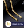 Bandmax 14K Gold Plated Cuban Link Chain Choker for Men
