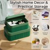 Decorative Storage Boxes Cardboard Organizer Set of 2 for Home
