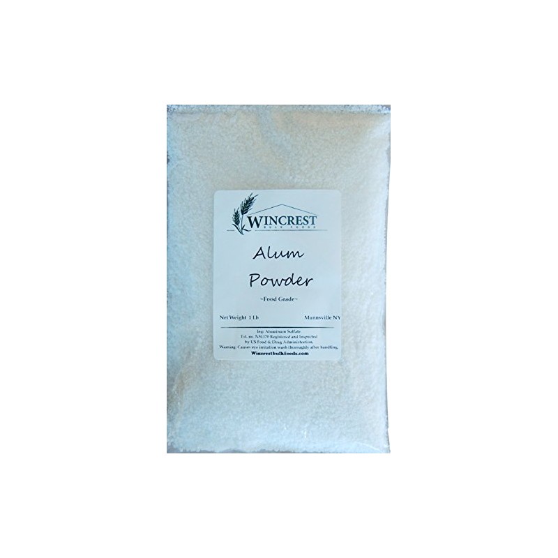 Alum Powder - Food Grade - 1 Lb