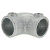 PRO-SAFE Galvanized Structural Pipe Rail Fitting: 90° Elbow for 1-1/4"