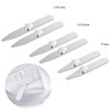 AOLVO Stainless Steel Collar Stiffeners with 6 Magnets, Magnetic Collar