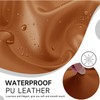 WENZMOC PU Leather Seat Covers for Dining Chairs, 4 Pack