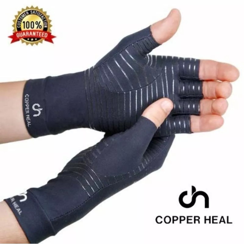 Copper Heal Guantes Compresión Copper Heal Cobre Artritis Alivia Dolor