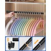 FIRJOY Closet Rods for Hanging Clothes - Heavy Duty, Length