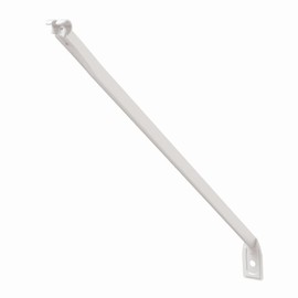 ClosetMaid Wire Shelving Support Brackets for 12 in. & 16 in. Deep Shelves, 12-Pack, with Anchors & Pins for Installation, White