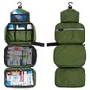 Hanging Toiletry Bag for Travel – Waterproof Foldable Organizer for