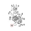 Replacement Part for Lifan 10PS Diesel Engine 186 Cylinder Head