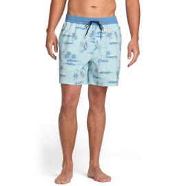 Billabong Men's Standard Good Times Layback Elastic Waist 16 Inch Swim Trunks, Dry Blue Wash