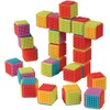 Constructive Playthings Toddler Sized Set of 24 Bristle Cubes Designed