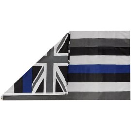 Hawaii Police Thin Blue Line Premium 100D Woven Poly Nylon 3x5 3'x5' Flag Banner