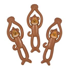 Baker Ross AG651 Stretchy Flying Monkeys (Pack of 4) Perfect for Kids Party Bag Fillers or Gifting Ideas