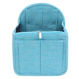 ZONADAH Bag Organiser 20x28x12cm Backpack Organizer Insert Liner Nylon Bag in Bag Organiser Foldable Shoulder Bag Organizer for Men and Women Blue