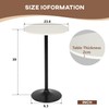 Pazidom Round Bar Table 40" Height Modern High Top Pub