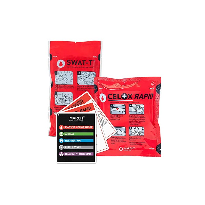 Mojo® Pocket Bleeder Kit - Includes CELOX Rapid Gauze, SWAT-T