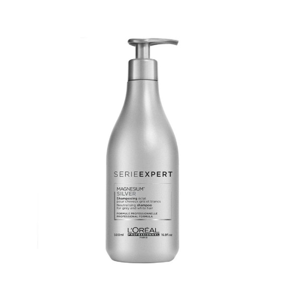 L'Oreal Serie Expert Silver Shampoo Unisex Shampoo, 16.9 Ounce