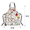 Xuwenz German Landmarks and Food Apron for Women Men, Adjustable