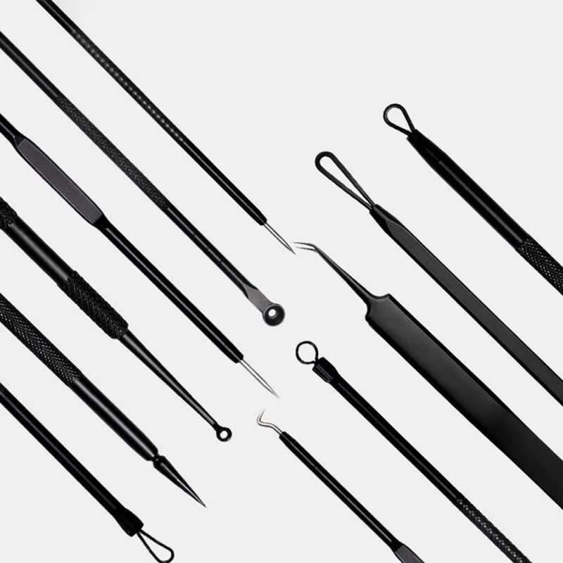 Juego De Herramientas Para El Acné De Acero Inoxidable De