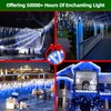 810 LED Christmas Lights with 180 Drops, 82ft 12 Modes