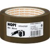 NOPI 3 x 50mm x 66m Brown Universal Tape