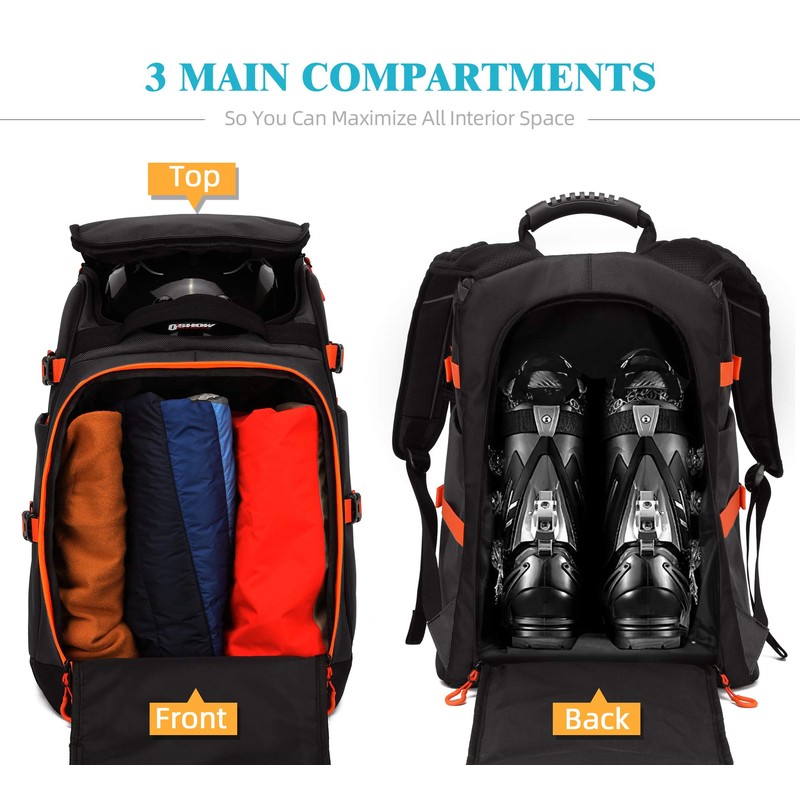 TurnWay Ski/Snowboard Boot Bag/Skating Bag | Excellent for Store and