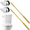 Toilet Handle Lever Flush Replacement Kit - 2-Pack Universal Toilet