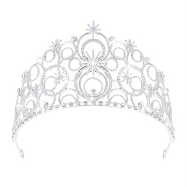 Kids Glinda Bubble Crown Princess Tiara Costume Headwear for Girls Birthday Party