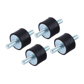 Rubber Shock Absorber, Vibration Damper Rubber Shock Absorber for Air Generator Compressor M4 15 x 10 mm