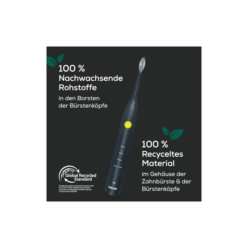 Beurer SC 30 Jet Black - Cepillo de dientes eléctrico