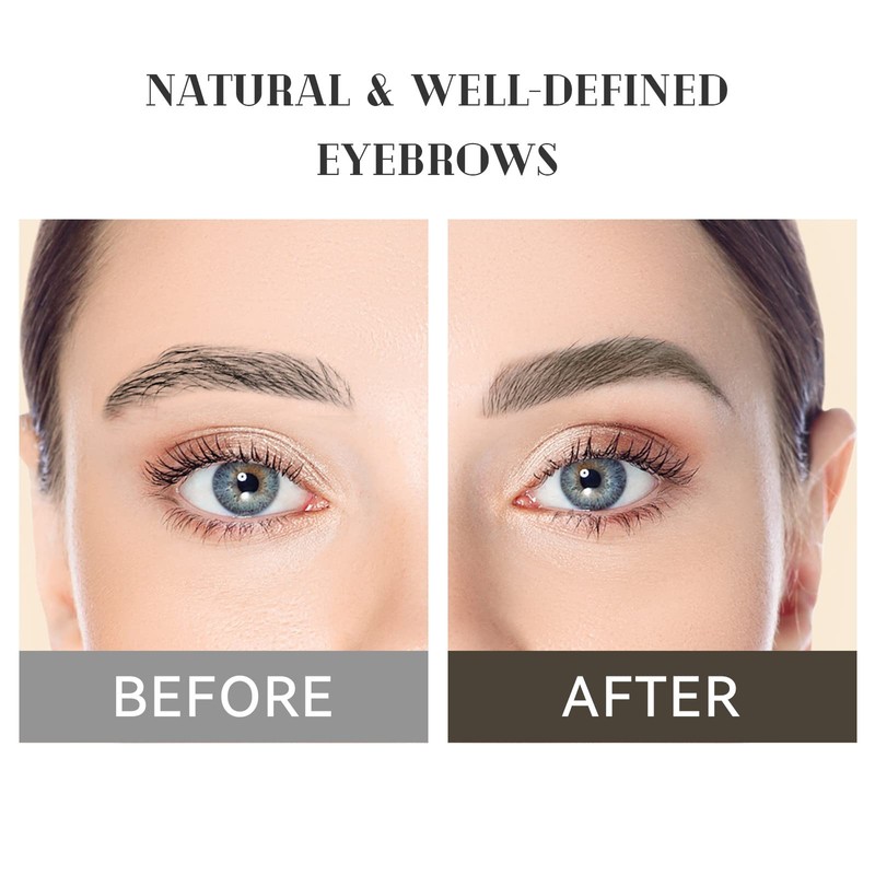 Music Flower Eyebrow Pencil, Waterproof, Double-Sided Eyebrow Pencil, Long-Lasting Eye