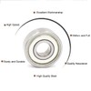 BOROLA 10 Piece Bearings, Mini Bearings, Ball Bearings, With Both