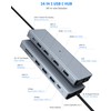 14 Ports USB C Hub, USB C Docking Station Triple