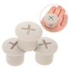 Kisangel 4pcs Slide Screw Caps Plastic Replacement Parts for Slides