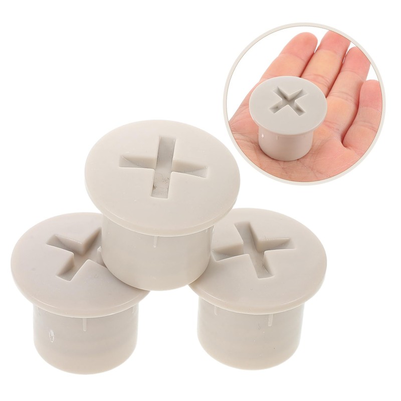 Kisangel 4pcs Slide Screw Caps Plastic Replacement Parts for Slides