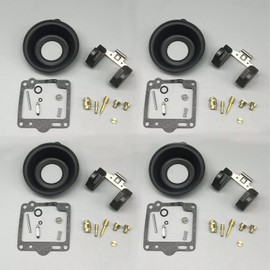 Carburetor Repair Rebuild Kit for Yamaha XS1100 XS1100L XS1100S 1980-1981 Motorcycle Carb Parts Replacement Set with Gaskets and Seals(4 Pack)