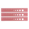 sourcing map Set of 3 Straight Ruler, 15 cm, Metric