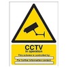 V Safety CCTV In Operation For The Purpose Sign -
