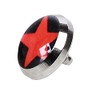 Pierced Owl 316L Stainless Steel Red Star Logo Dermal Anchor