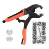 Dedjgoo Heavy Duty Snap Fasteners Kit+ Canvas Snap Kit,Screw Snaps,Boat