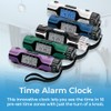SAGEFINDS World Time Alarm Clock | Calendar, Thermometer, Alarm, Timer,