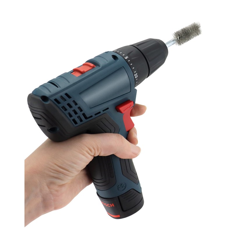 QWORK® 14-Piece Wire Brushes for Drills - 8 mm to