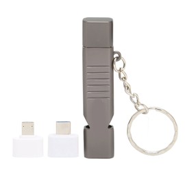Whistle USB Flash Drives Aluminum Alloy Outdoor Waterproof USB Flash Disk USB2.0 Flash Memory Stick with KeychainBlack 256GB