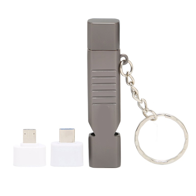 Whistle USB Flash Drives Aluminum Alloy Outdoor Waterproof USB Flash